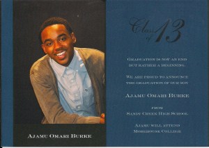 Ajamus Graduation Announcement